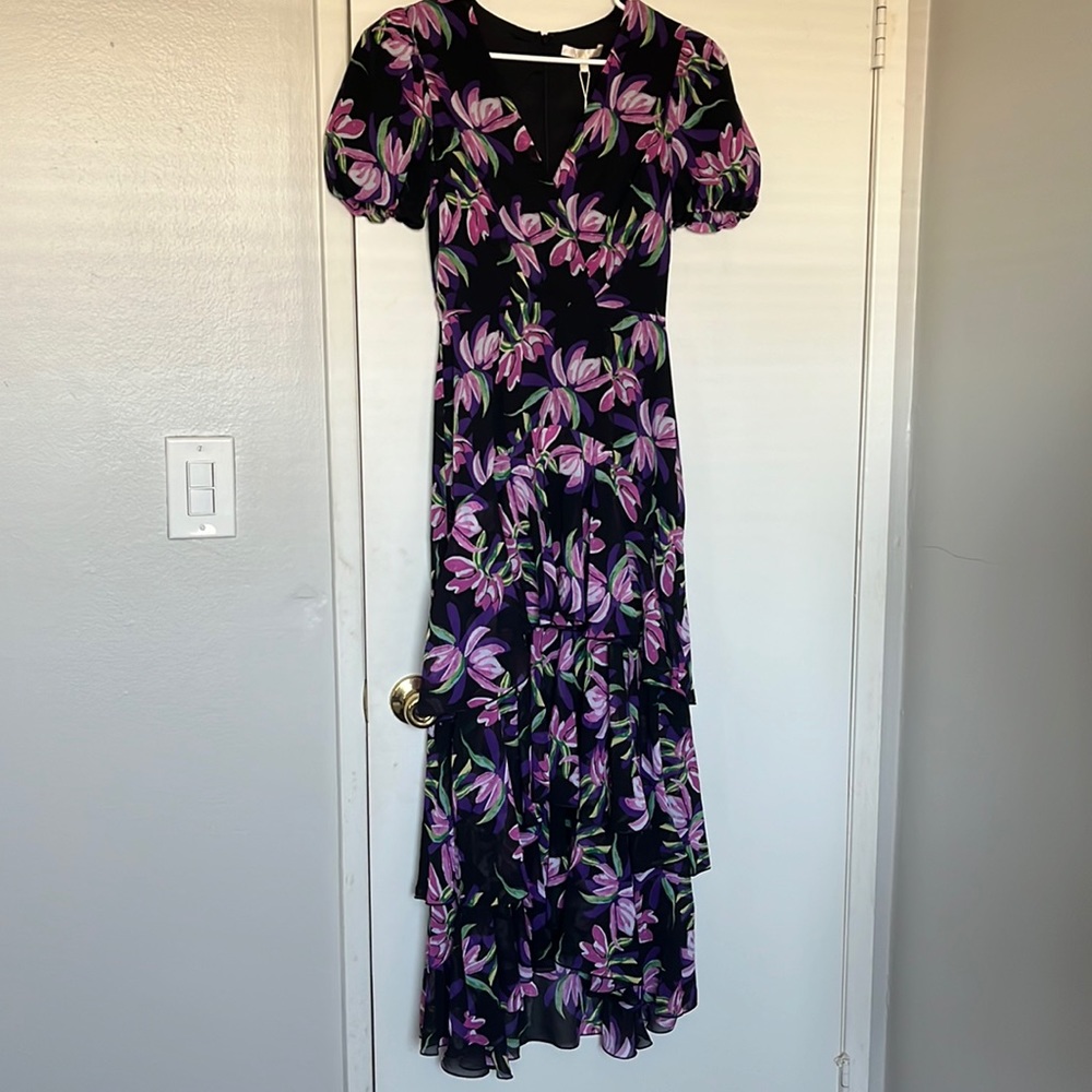 WAYF Floral Ruffle layered maxi dress - Picture 2 of 7